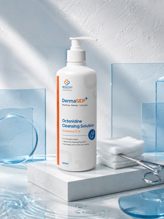 Dermasep+ Octenidine Cleansing Solution 100ml & 500ml