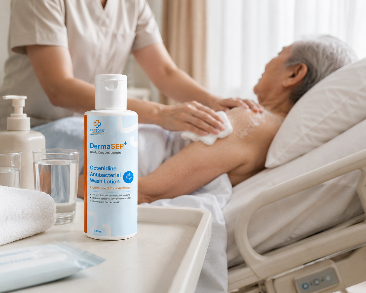 Dermasept+ Octenidine Antibacterial Wash Lotion