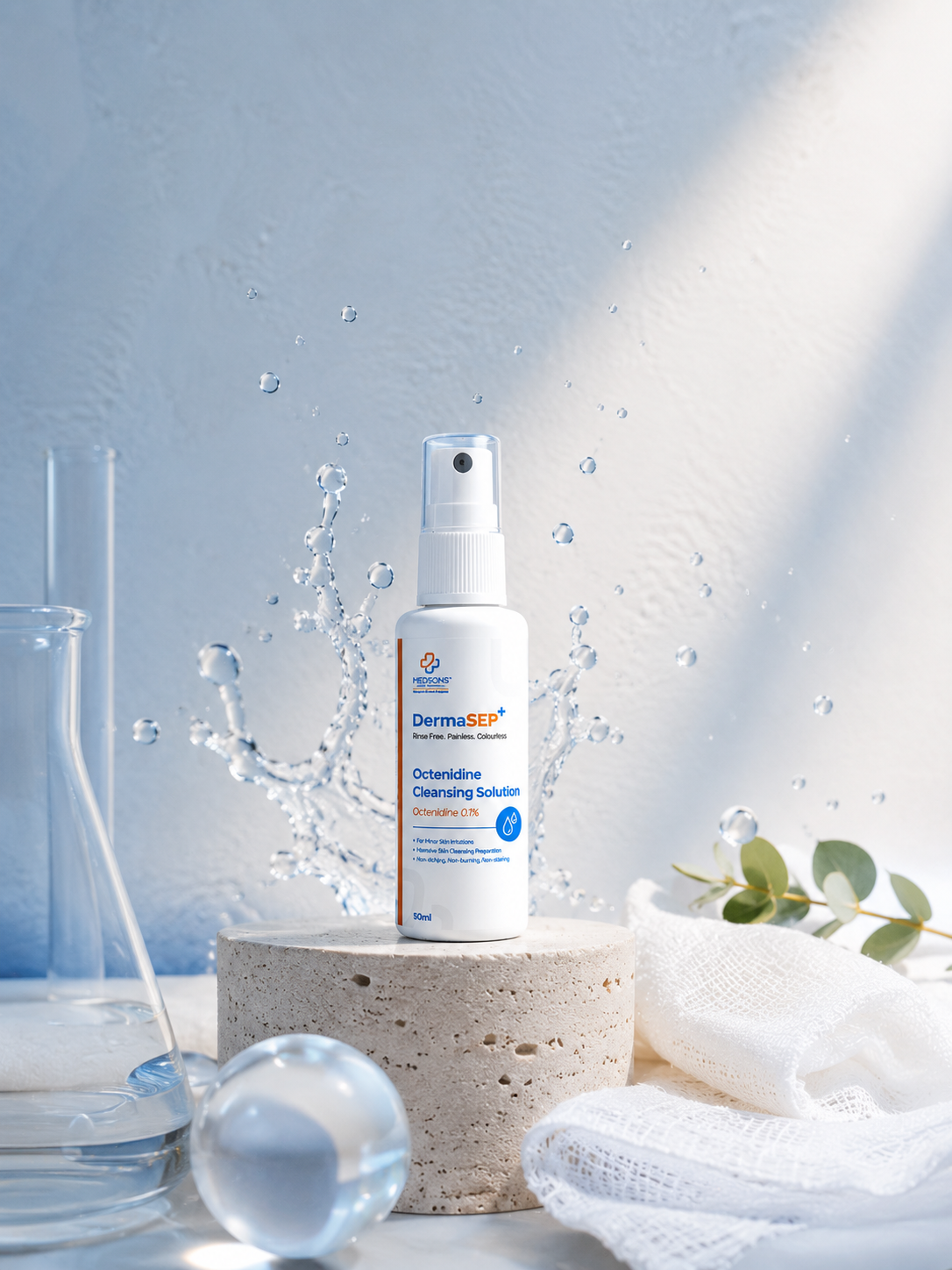 Dermasep+ Octenidine Cleansing Solution 100ml & 500ml