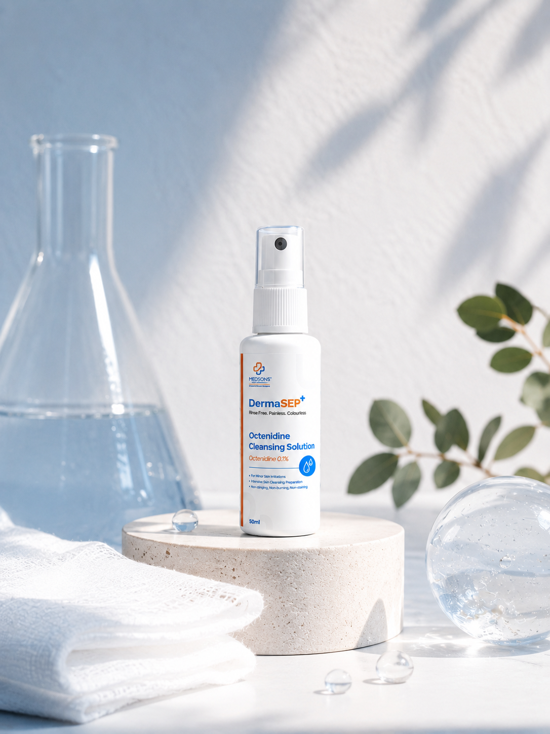 Dermasep+ Octenidine Cleansing Solution 100ml & 500ml