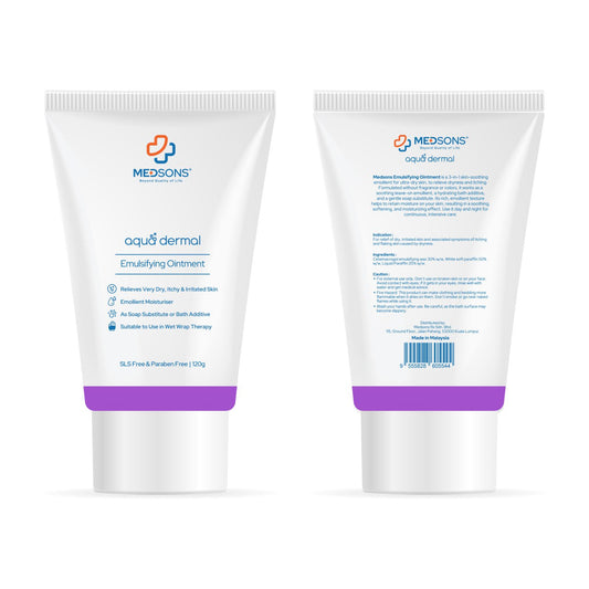 Aqua Dermal Emulsifying Ointment 120g