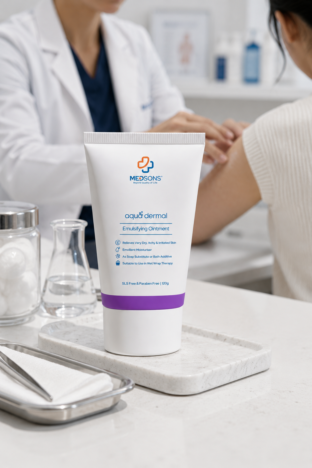 Aqua Dermal Emulsifying Ointment 120g