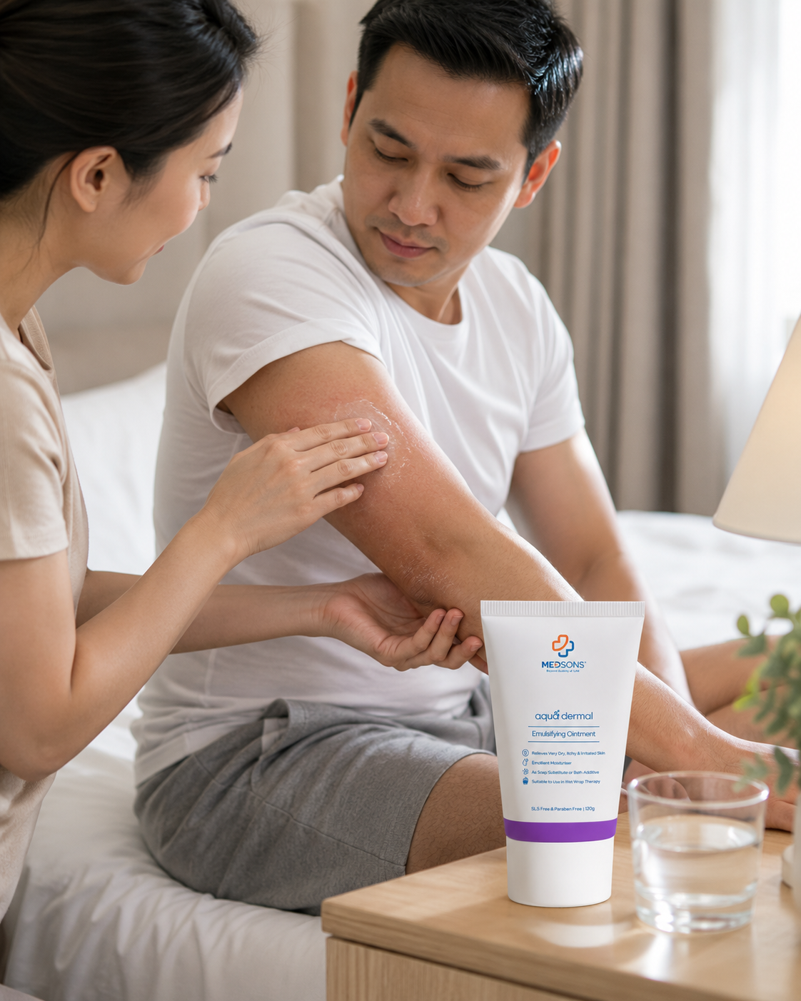 Aqua Dermal Emulsifying Ointment 120g
