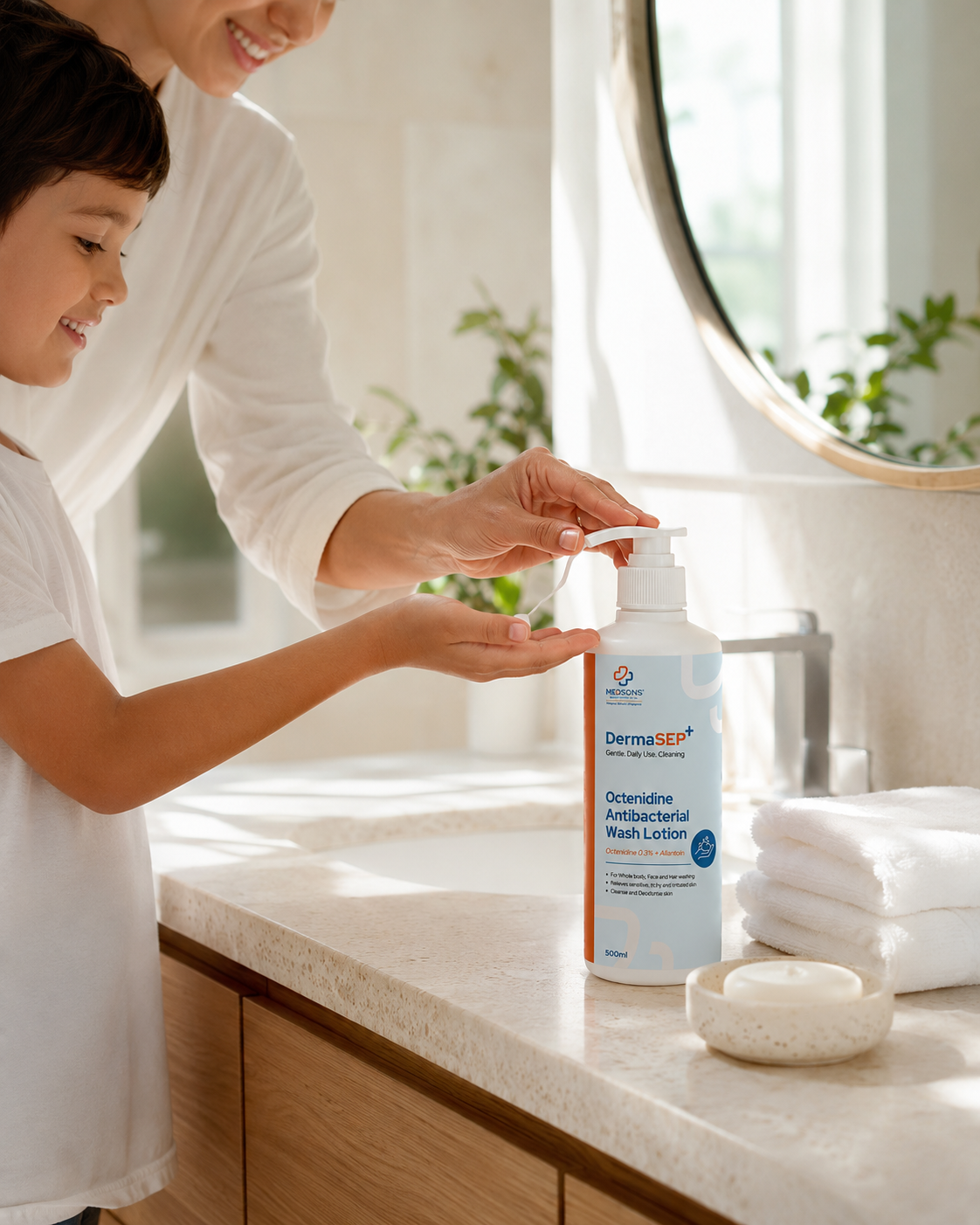 Dermasept+ Octenidine Antibacterial Wash Lotion