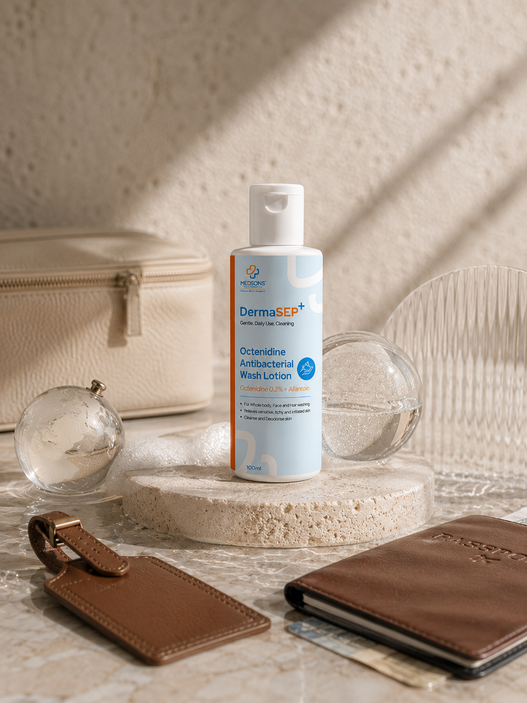 Dermasept+ Octenidine Antibacterial Wash Lotion